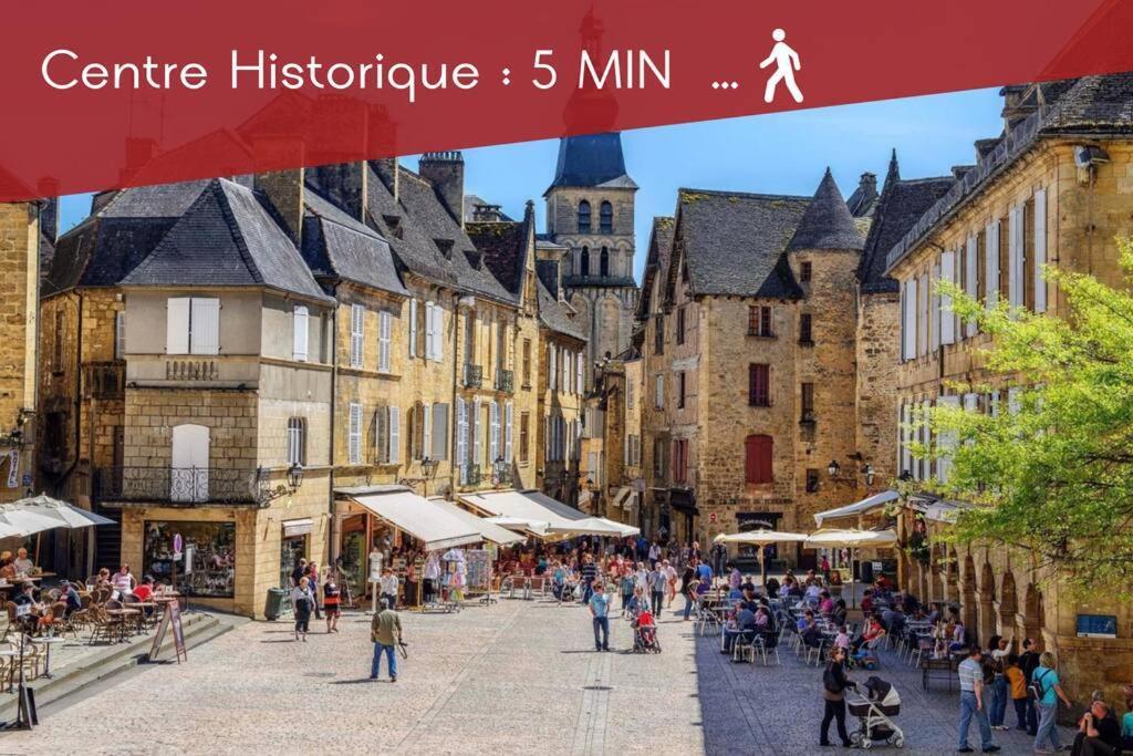 Le Vertigo Proche Centre Histo Avec 2 Parkings Sarlat-la-Canéda Buitenkant foto